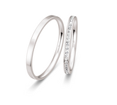 Breuning Trauringe mit Diamanten – Bestseller Eheringe | Hochwertige Goldringe - 48/04952&48/04951